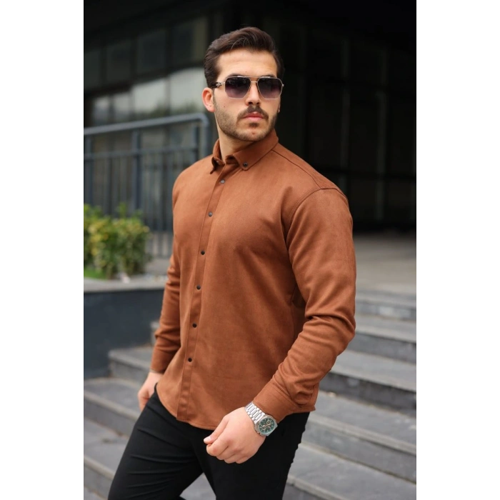 Erkek Uzun Kollu üet Gömlek
