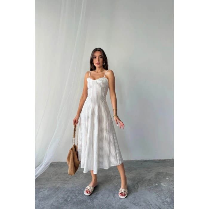 Sİİ ÇİZGİİ ASKII EBİSE İDİ BOY  Kahverengi