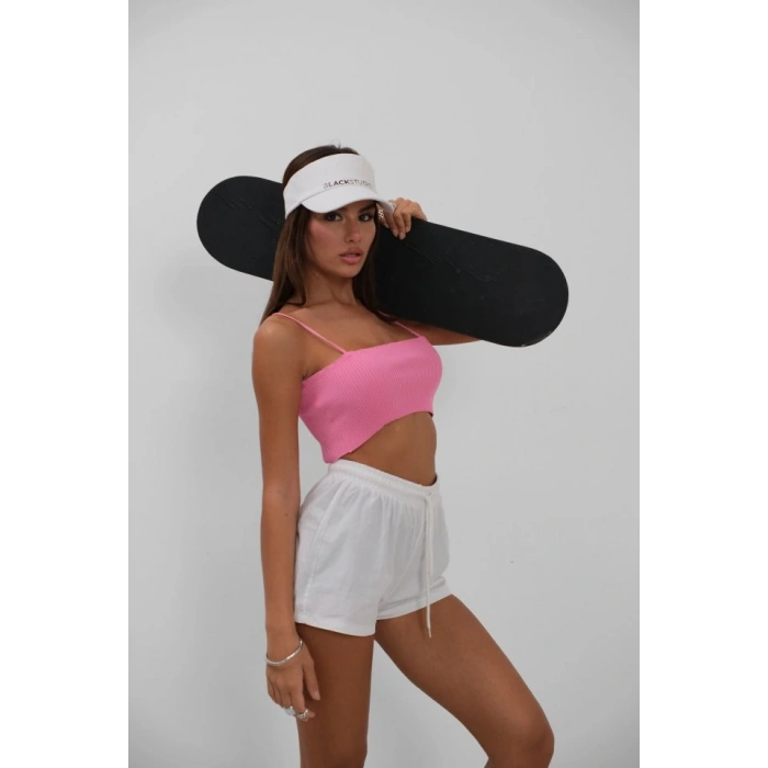 İnce Askılı Crop Top