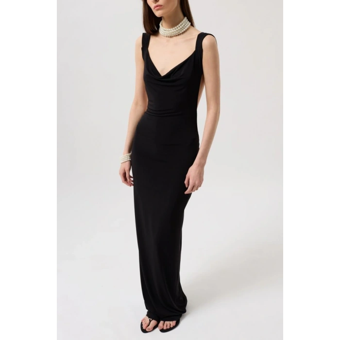 ırt Dekolte axi Elbise