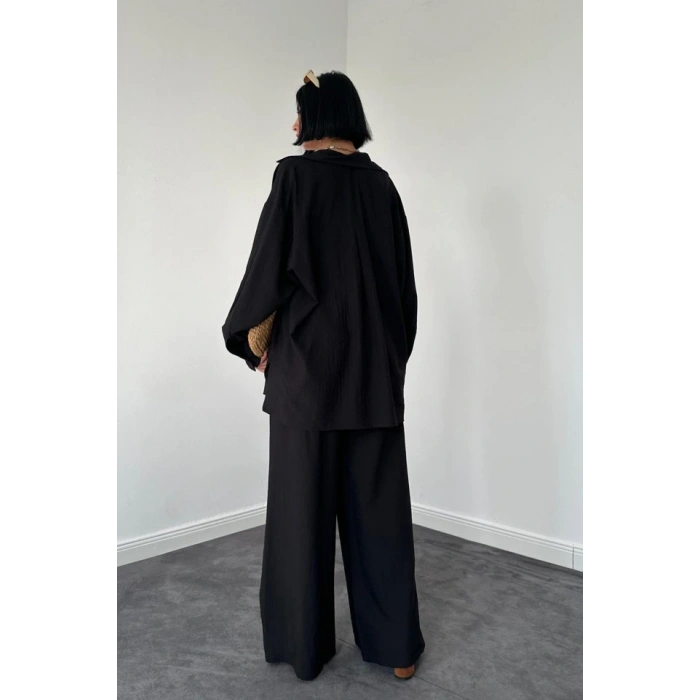 iyah Alice Gömlek Ve Bol Kesim Pantolon Takım