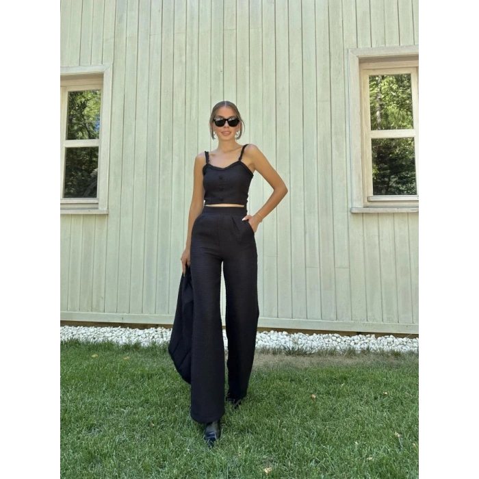 iyah Askılı Büstiyer Ceket Ve Pantolon Takım