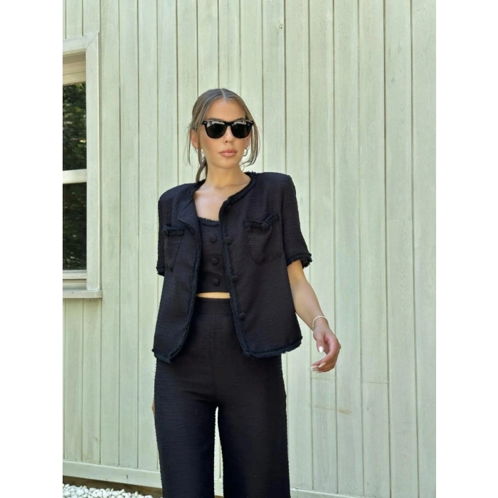 iyah Askılı Büstiyer Ceket Ve Pantolon Takım