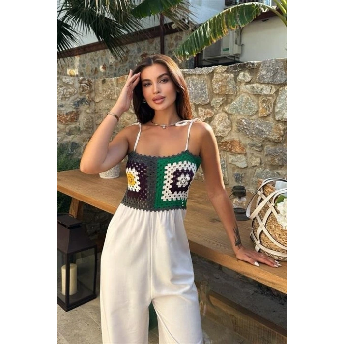 Jasmin Süzüneli Keten Tulum 128008