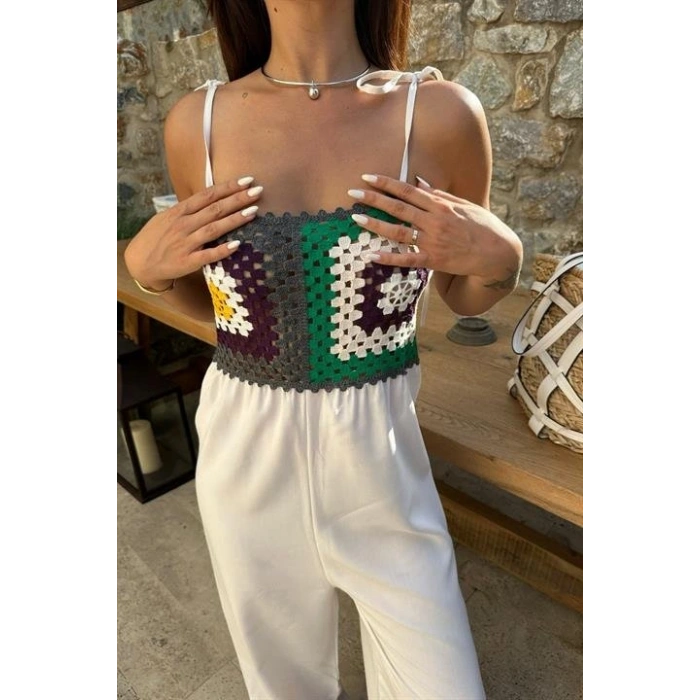 Jasmin Süzüneli Keten Tulum 128008