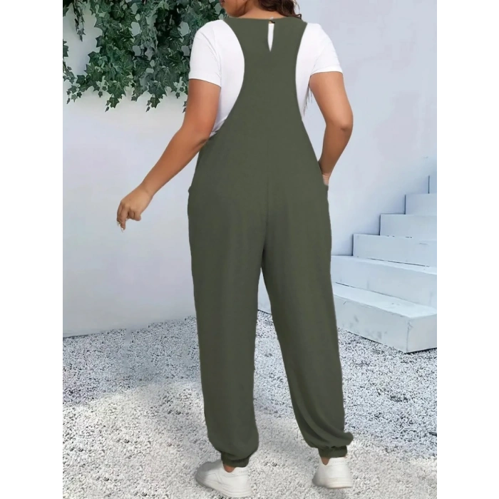 Kadın Askılı Halter Yaka şalvar Tulum