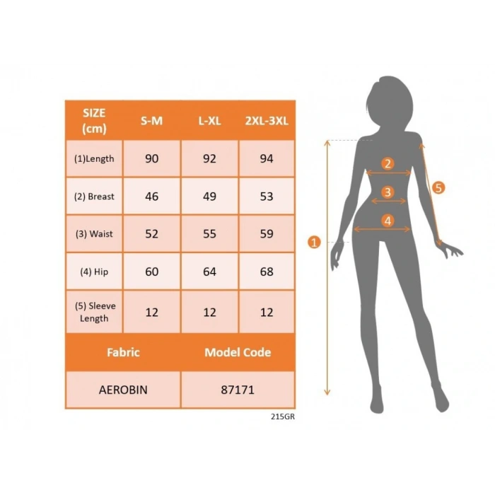 Kadın Kısa Kollu Bisiklet Yaka Fırfırlı Aerobin Elbise