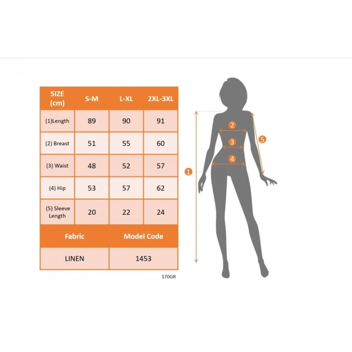 Kadın Kısa Kollu çentik Yaka çiçek Desenli Keten Elbise
