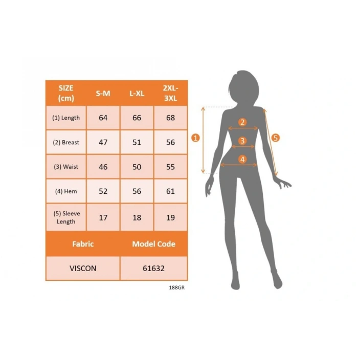 Kadın Kısa Kollu V Yakalı şerit Detaylı Viskon Bluz