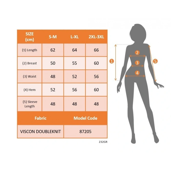 Kadın Uzun Kollu V Yakalı Viskon Iki Iplik Bluz