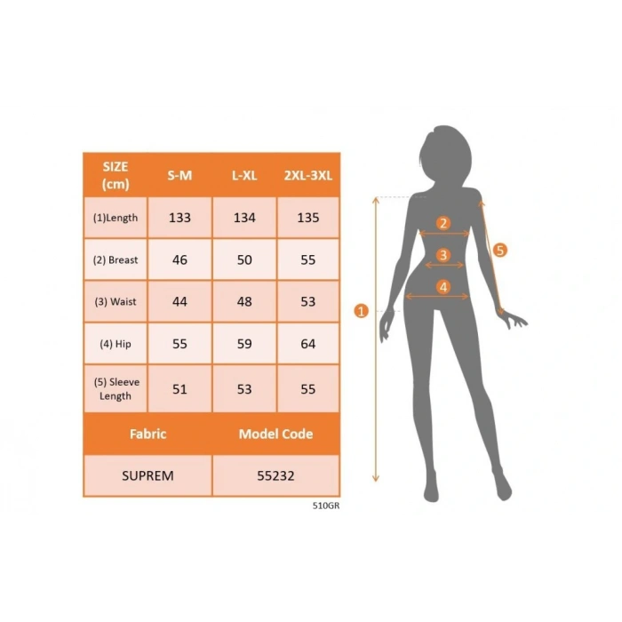 Kadın Uzun Kollu Yakalı önden Düğmeli Uzun Süprem Elbise