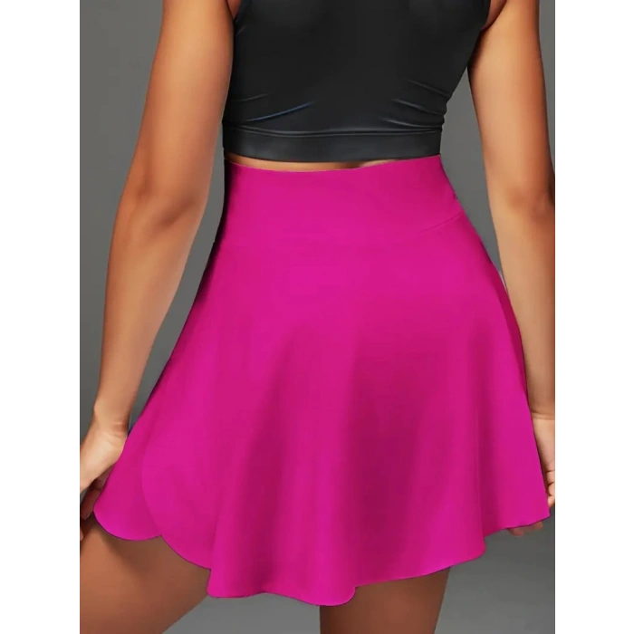 Kadın Yüksek Bel Cepli Sandy Short Etek