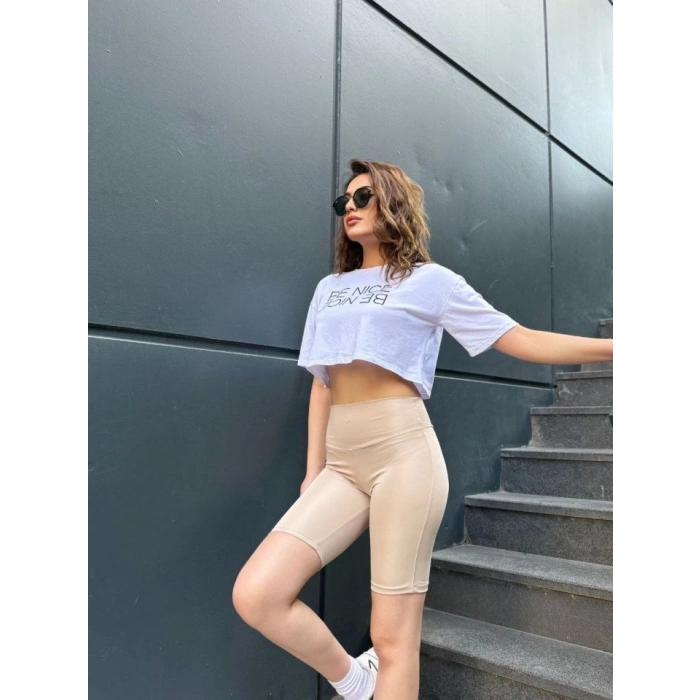 Kadın Yüksek Ben Toparlayıcı ort Tayt