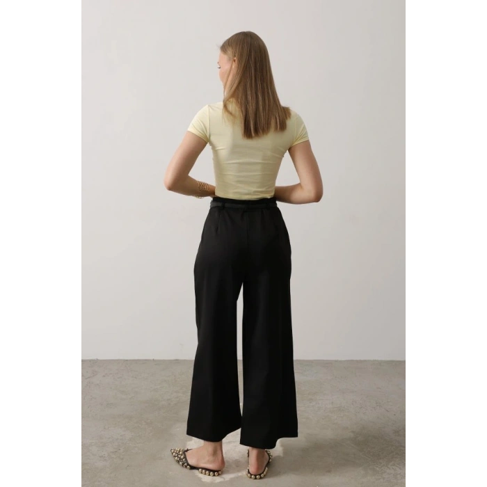 Kemer Pens Detaylı Pantolon  iyah