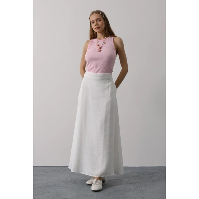 Keten Etek  Beyaz
