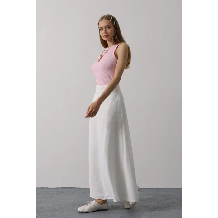 Keten Etek  Beyaz
