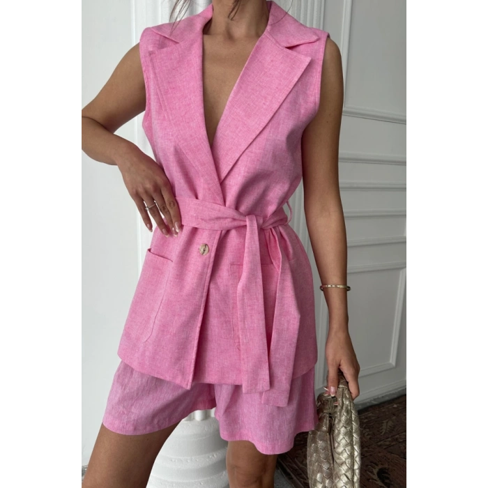 KETEN YEEK  ŞORT TAKI  Pembe