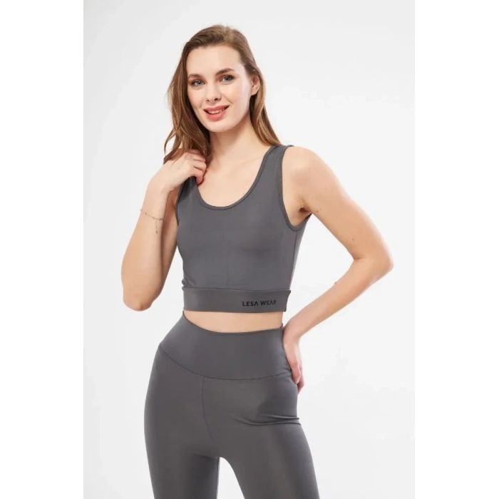 Kolsuz Dalgiç Baskılı Crop  Füme