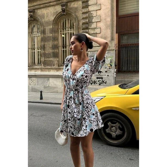 Lindsey Çiçek Desenli Elbise 227610