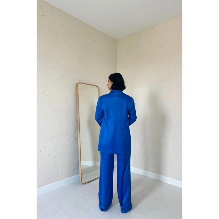 Mavi aten Ceket Ve Pantolon Takım