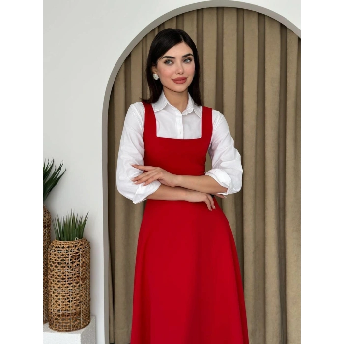 Neapolitan Askılı Elbise