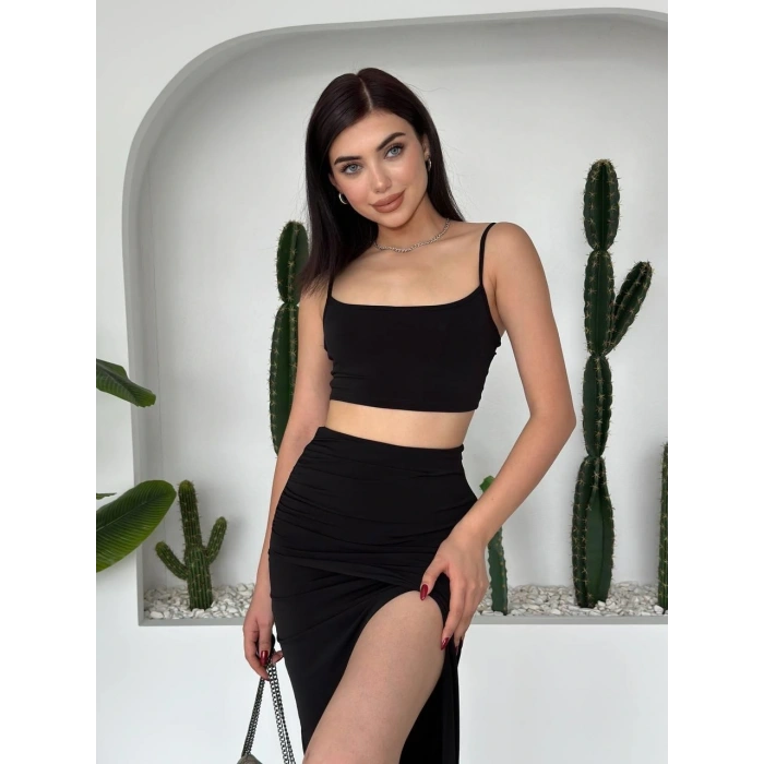 ole Kruvaze Etekli Askılı Takım