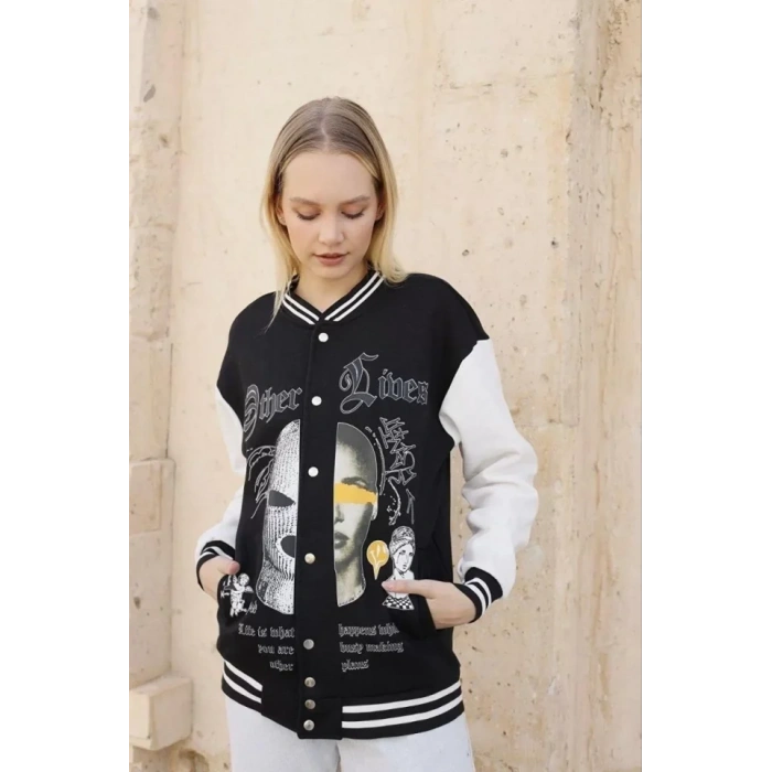 Oversize Kolej Ceket  iyah