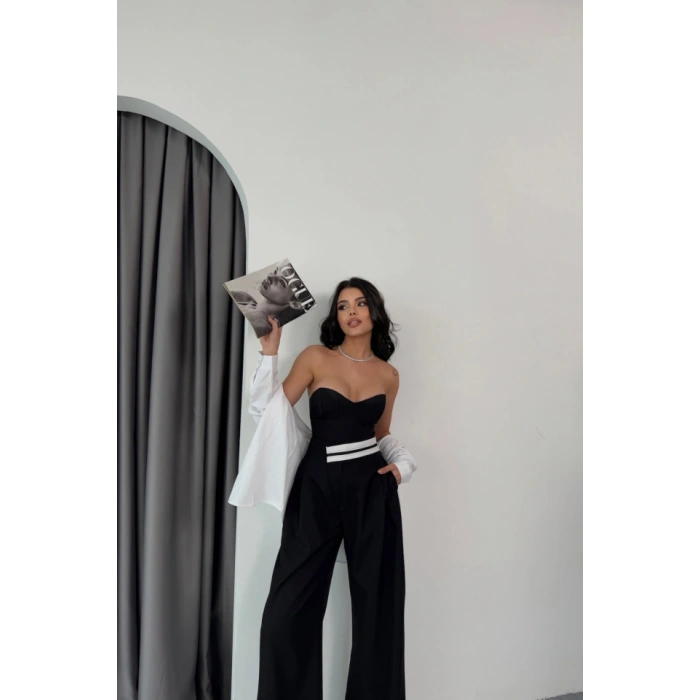 PANTOON BE ŞERİT DETAYI  iyah