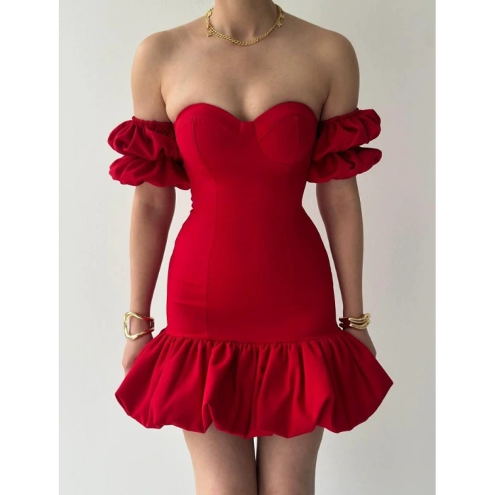 Peyda traplez Elbise