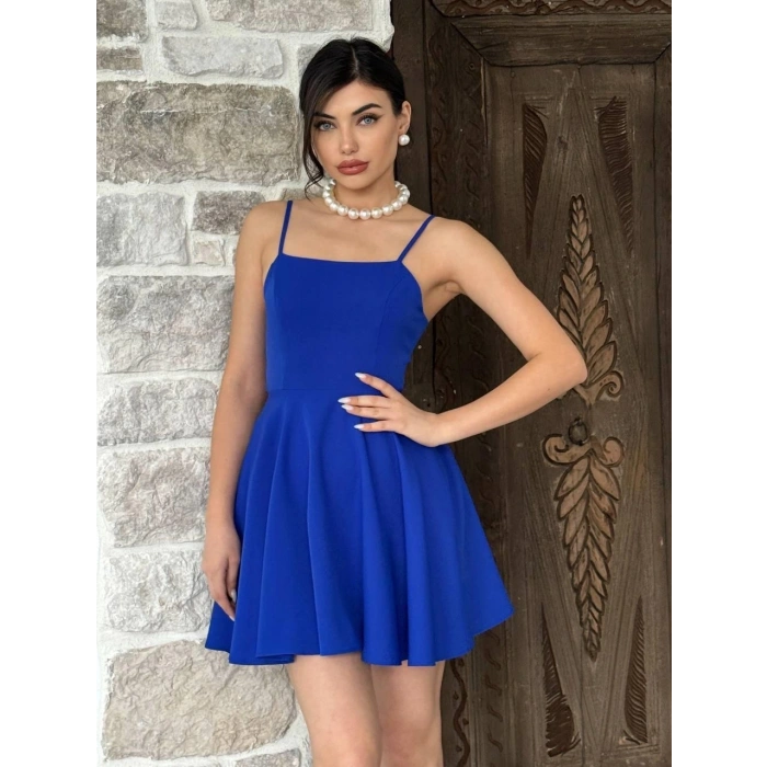 Pole İp Askılı Elbise