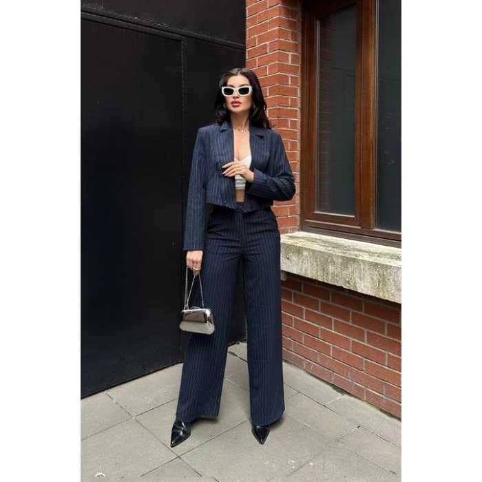 Renata Çizgili Pantolon Takım 956824