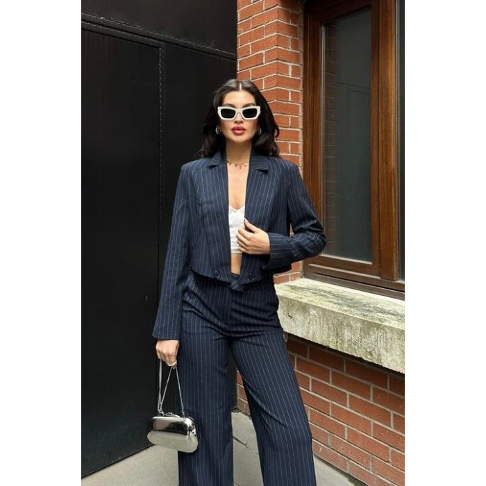 Renata Çizgili Pantolon Takım 956824