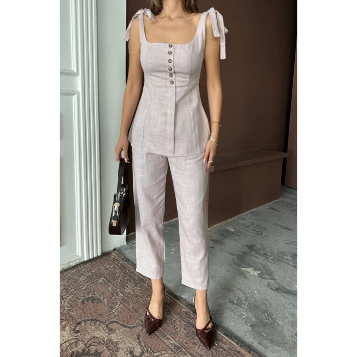 ŞANTUK KETEN YEEK GÖRÜNÜÜAKII BUZ  PANTOON TK  ila