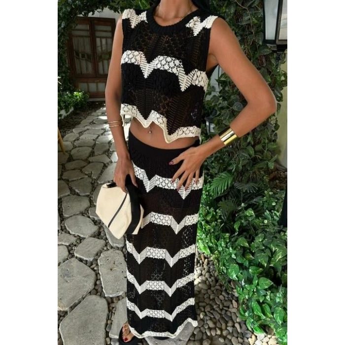 Shayna Ajurlu Crop Takım 9825