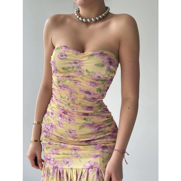 Talia traplez Elbise