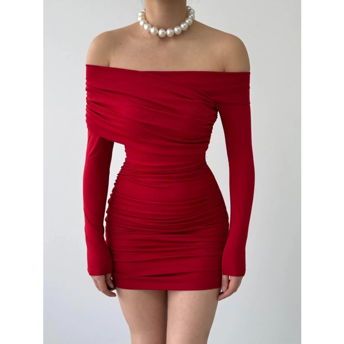 Tefs Straplez Elbise