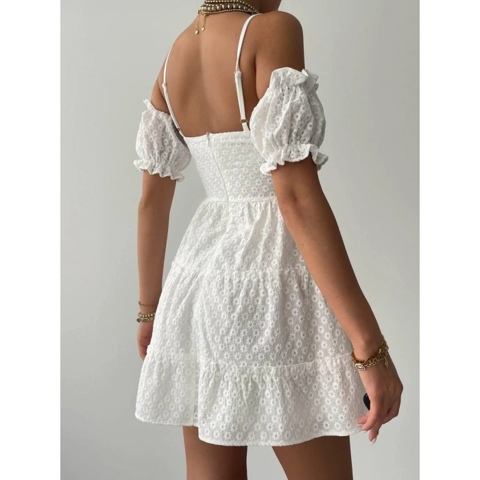 ucca Kolu astikli ini Elbise