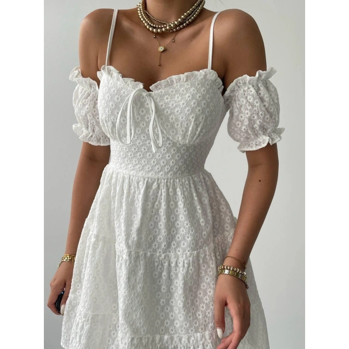 ucca Kolu astikli ini Elbise