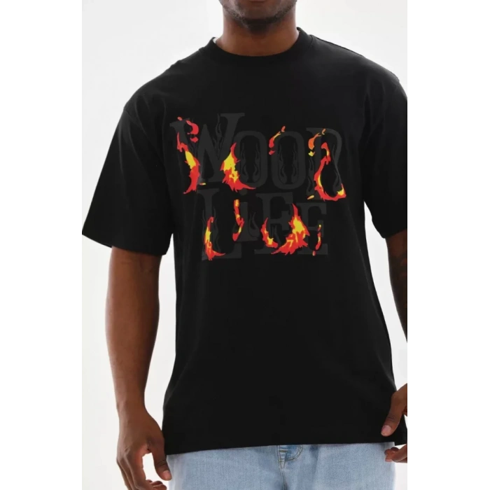 Unisex Baskılı Oversize Thirt  iyah