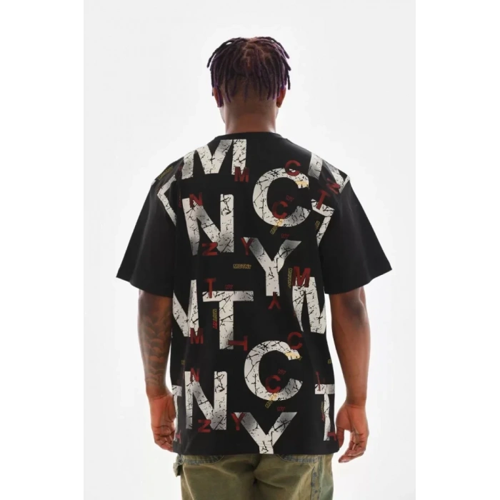 Unisex Baskılı Oversize Thirt  iyah