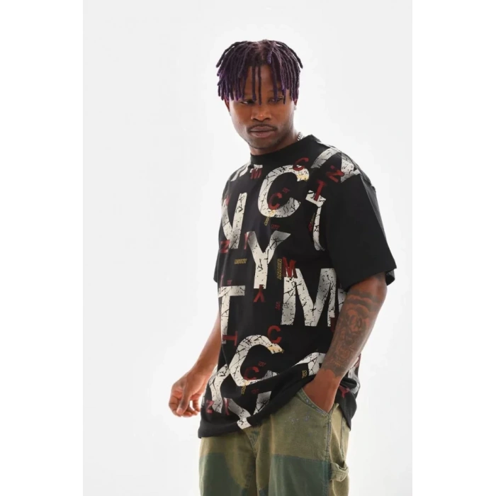 Unisex Baskılı Oversize Thirt  iyah