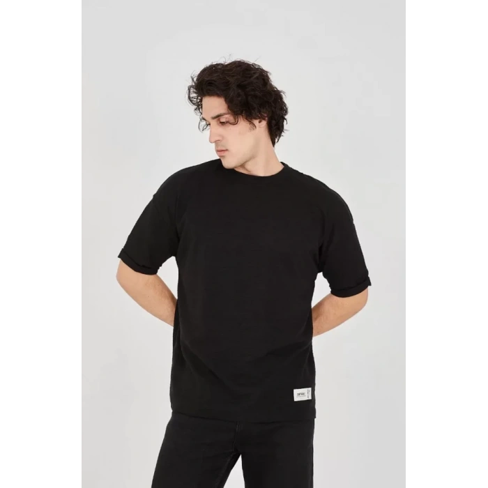 Unisex Jakar Kumaş Rahat Kol Thirt  iyah