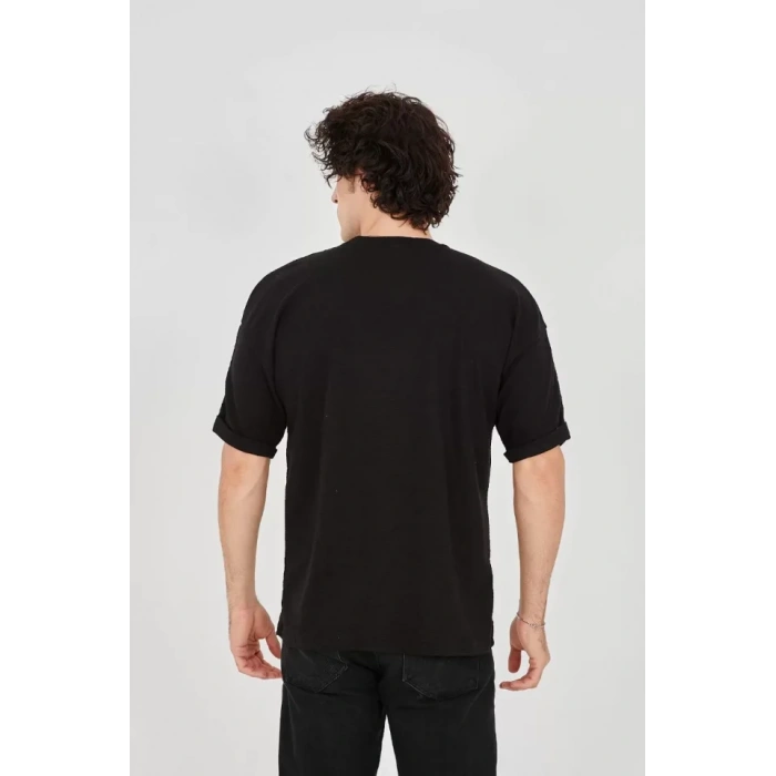 Unisex Jakar Kumaş Rahat Kol Thirt  iyah