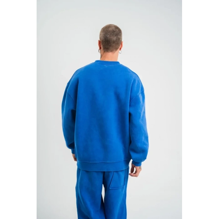 Unisex Uzun Kol Bisiklet Yaka Yıkamalı weathirt  avi