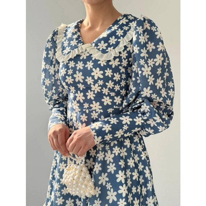 Vero Bebe Yaka Elbise