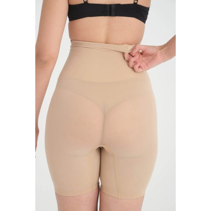 Vücut Şekillendirici Paçalı Korse Şort 2 Beden İncelme Etkili