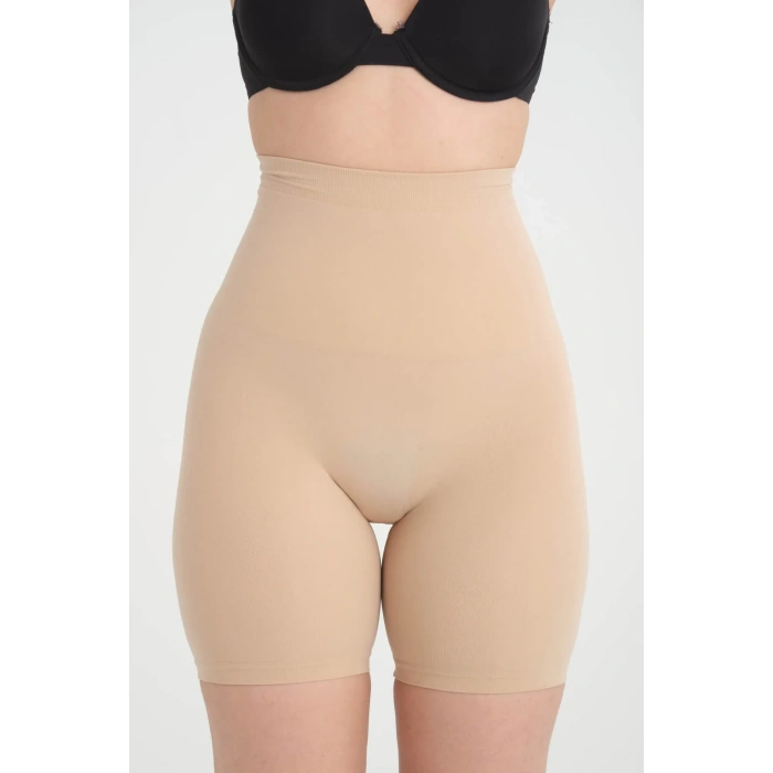 Vücut Şekillendirici Paçalı Korse Şort 2 Beden İncelme Etkili