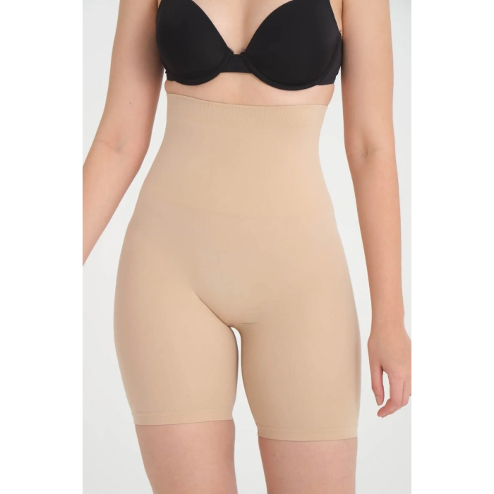 Vücut Şekillendirici Paçalı Korse Şort 2 Beden İncelme Etkili