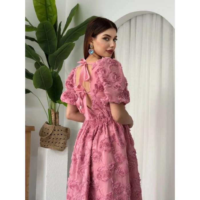 Wear Sırt Bağlama Detaylı Elbise