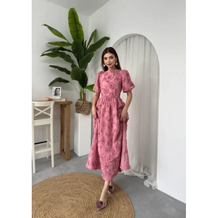 Wear Sırt Bağlama Detaylı Elbise